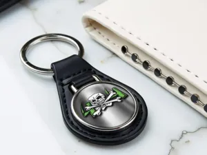 Porta Chiavi Pelle Chic Eleg Per Uomo